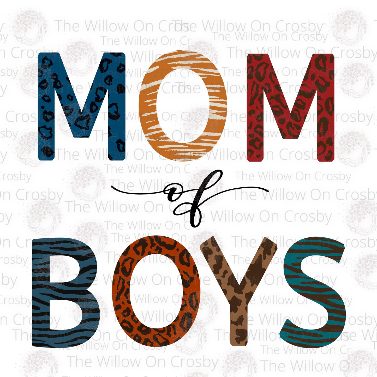 Mom of Boys/Leopard/Ready To Press Transfer
